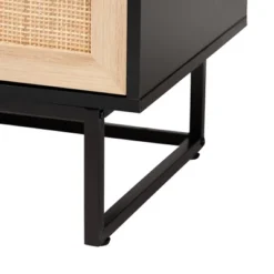 Declan Wood And Natural Rattan 2 Door Storage Cabinet Espresso Brown/Black - Baxton Studio -Outlet Baxton Studio Store GUEST e0d2a64d 45fb 46c8 87b6 07c7220e39ea