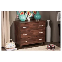 Mayson Modern And Contemporary Wood 3 Drawer Storage Chest Oak Brown Finish - Baxton Studio 7 Mayson Modern And Contemporary Wood 3 Drawer Storage Chest Oak Brown Finish - Baxton Studio -Outlet Baxton Studio Store GUEST e105a9a4 f63a 4ff9 a62f 9608e8fd1436