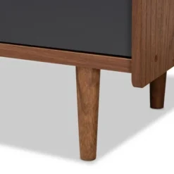 Halden And Gradient Wood 3 Drawer Chest Brown/Gray - Baxton Studio -Outlet Baxton Studio Store GUEST e13a1320 6dd5 4023 8b48 0766c4dfec23