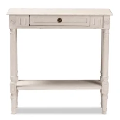 Ariella Whitewashed 1 Drawer End Table White - Baxton Studio 20 Ariella Whitewashed 1 Drawer End Table White - Baxton Studio -Outlet Baxton Studio Store GUEST e15f3735 7fcf 4fc5 9c6e 60df296de500