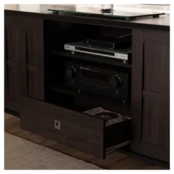 Unna Wood TV Cabinet With 2 Sliding Doors And Drawer TV Stand For TVs Up To 70" Dark Brown - Baxton Studio 9 Unna Wood TV Cabinet With 2 Sliding Doors And Drawer TV Stand For TVs Up To 70" Dark Brown - Baxton Studio -Outlet Baxton Studio Store GUEST e1635716 22af 4fa8 b59b 931302ff69f8