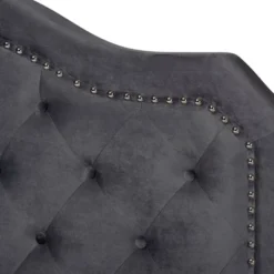 Samantha Velvet Upholstered Button Tufted Bed - Baxton Studio 11 Samantha Velvet Upholstered Button Tufted Bed - Baxton Studio -Outlet Baxton Studio Store GUEST e273e7bc ad19 41af b326 71ab86420c5c