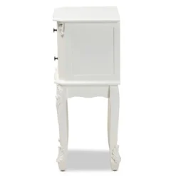 2 Drawer Sophia Wood Nightstand White - Baxton Studio -Outlet Baxton Studio Store GUEST e3695937 e082 4ea1 976b b136a563c603