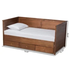 Twin To King Thomas Expandable Daybed With Storage Drawers - Baxton Studio 25 Twin To King Thomas Expandable Daybed With Storage Drawers - Baxton Studio -Outlet Baxton Studio Store GUEST e38220f0 bb47 4647 b4f5 05d087e7ca82
