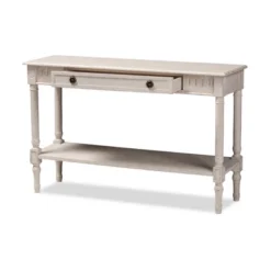 Ariella Whitewashed 1 Drawer Console Table White - Baxton Studio 19 Ariella Whitewashed 1 Drawer Console Table White - Baxton Studio -Outlet Baxton Studio Store GUEST e40e3eca 94a7 4685 b0f5 3132a238042a