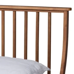 Queen Abel Wood Platform Bed Walnut Brown - Baxton Studio -Outlet Baxton Studio Store GUEST e66ef5eb b2a6 455f a46c 1abdfe31290a