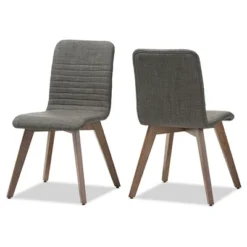 Set Of 2 Sugar Mid-century Dining Chairs - Baxton Studio -Outlet Baxton Studio Store GUEST e676bb09 4289 4bce a37a ad25d50eb2c5