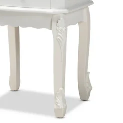 2 Drawer Sophia Wood Nightstand White - Baxton Studio -Outlet Baxton Studio Store GUEST e7082b80 c0cb 49e3 b204 33b44ba9e6a5