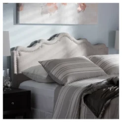 Nadeen Modern And Contemporary Fabric Headboard - Baxton Studio -Outlet Baxton Studio Store GUEST e85ffd4d 04b9 4f5b 92d2 94f94066a1ae
