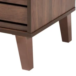 Teresina Wood 2 Door TV Stand For TVs Up To 59" Walnut Brown - Baxton Studio -Outlet Baxton Studio Store GUEST e9acf768 6750 468a 946e 945a4a3135e4