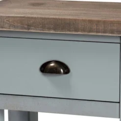 Hastin Two-Tone Wood 1 Drawer Nightstand Brown/Gray - Baxton Studio -Outlet Baxton Studio Store GUEST e9f6b5de 5f4e 4f93 9246 e5c5add96f5e