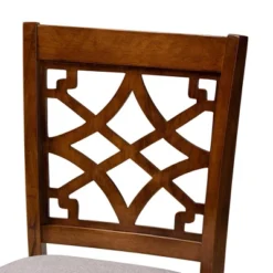 5pc Nisa Wood Pub Dining Set Walnut/Brown - Baxton Studio -Outlet Baxton Studio Store GUEST ea2a6454 8b04 4f6f bc33 acc5e375c406