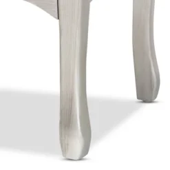 Eliya Brushed Wood 3 Drawer Storage Cabinet Silver - Baxton Studio -Outlet Baxton Studio Store GUEST ea5be848 0c76 4ece 9c54 7689ef0217d3