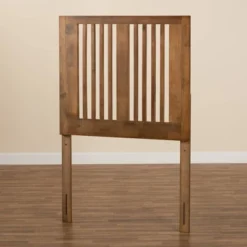 Twin Harena Wood Headboard Walnut - Baxton Studio -Outlet Baxton Studio Store GUEST eaaa1c3e 43ac 44d5 8d1b 51abe5a30104