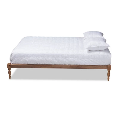 Iseline Finished Wood Platform Bed Frame - Baxton Studio 7 Iseline Finished Wood Platform Bed Frame - Baxton Studio - Image 7