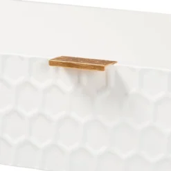 Galia Wood And Metal 1 Drawer Console Table White/Gold - Baxton Studio -Outlet Baxton Studio Store GUEST ec2020db a5fb 4398 8616 0e7b8ab63395