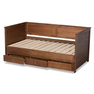 Twin To King Thomas Expandable Daybed With Storage Drawers - Baxton Studio 6 Twin To King Thomas Expandable Daybed With Storage Drawers - Baxton Studio - Image 6