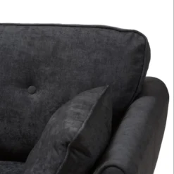Miranda Mid-Century Modern Fabric Upholstered Sofa Dark Gray - Baxton Studio -Outlet Baxton Studio Store GUEST ecc5f472 55b9 41bd 8700 5e6db87e39a5