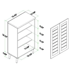 Salma Wood 2 Door Shoe Storage Cabinet Dark Brown - Baxton Studio 21 Salma Wood 2 Door Shoe Storage Cabinet Dark Brown - Baxton Studio -Outlet Baxton Studio Store GUEST ed254f38 776e 41d9 9438 e8a68b4ec23c