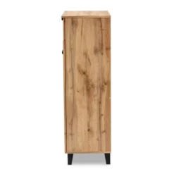 Coolidge Wood 5 Shelf Storage Cabinet Oak Brown - Baxton Studio -Outlet Baxton Studio Store GUEST ef19aa34 e2d4 400b a90b f19aaf1069db