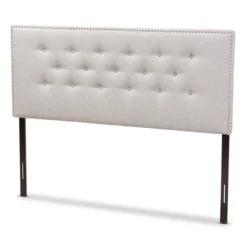 Windsor Modern And Contemporary Fabric Upholstered Headboard Beige - Baxton Studio -Outlet Baxton Studio Store GUEST ef928733 f236 4c20 b401 4738eb848019