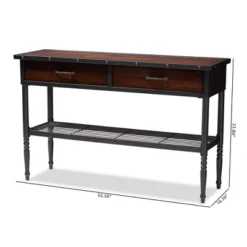2 Drawer Jana Dining Room Server Brown - Baxton Studio -Outlet Baxton Studio Store GUEST f0a1d8ef 04af 436e 854b 9e1cd226fe21