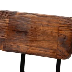 Set Of 2 Kenna Wood And Metal Finished Metal Barstools Brown/Black - Baxton Studio 8 Set Of 2 Kenna Wood And Metal Finished Metal Barstools Brown/Black - Baxton Studio -Outlet Baxton Studio Store GUEST f1b6628c 377b 4ab6 9135 202a49a1cb7a