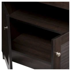 Agni Modern And Contemporary Buffet And Hutch Kitchen Cabinet - Dark Brown - Baxton Studio -Outlet Baxton Studio Store GUEST f45b1b55 fa25 487c 94b5 857f778d135f