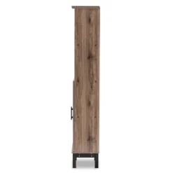73" 2 Door Arend Two-Tone Wood Bookshelf Brown - Baxton Studio -Outlet Baxton Studio Store GUEST f7bdedc2 c221 4088 a0b1 f2744f1f4467