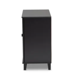 Shelf Wood Shoe Storage Cabinet Glidden Finished Dark Gray - Baxton Studio -Outlet Baxton Studio Store GUEST f8049300 4c21 4e7f b475 f1e5b52261a4