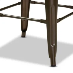 4pc Horton Gunmetal Metal Stackable Barstool Set Gun Metal - Baxton Studio -Outlet Baxton Studio Store GUEST f827e3e2 1a24 4690 917e 9ed8d3bd4cd6