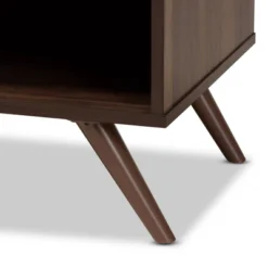 2 Door Naoki Two-Tone Wood TV Stand For TVs Up To 65" Gray/Walnut - Baxton Studio -Outlet Baxton Studio Store GUEST f89cb3a5 1378 465f 9d64 dacfcce18ceb