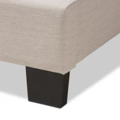 Odette Modern And Contemporary Fabric Upholstered Bed Light Beige - Baxton Studio 13 Odette Modern And Contemporary Fabric Upholstered Bed Light Beige - Baxton Studio -Outlet Baxton Studio Store GUEST f8e4f332 f323 4660 a714 9ce49868b1ef