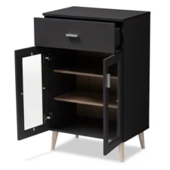 Jonas Oak Finished Kitchen Cabinet Gray/Brown - Baxton Studio -Outlet Baxton Studio Store GUEST fc202569 0560 4de4 9157 24f00b8131c8