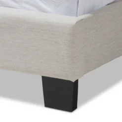 Vivienne Modern And Contemporary Fabric Upholstered Bed Light Beige - Baxton Studio -Outlet Baxton Studio Store GUEST fea6ea5b 5b59 4cce 9d0f 15d9a01afcf2